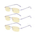 eyekeeper.com - 3 Pack Rimless Blue Light Blocking Reading Glasses TMWK8