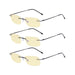 eyekeeper.com - 3 Pack Rimless Blue Light Blocking Reading Glasses TMWK8