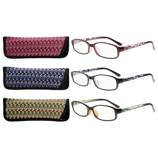 eyekeeper.com - 3 Pack Small Lens Reading Glasses R908