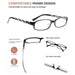 eyekeeper.com - 3 Pack Small Lens Reading Glasses R908