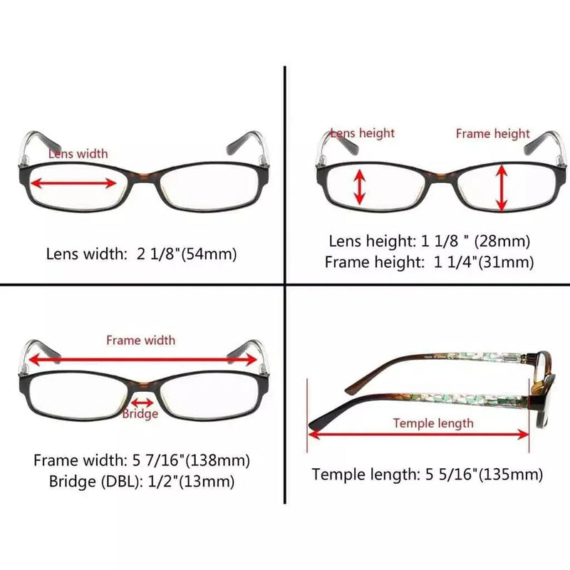 eyekeeper.com 3 Pack Small Lens Reading Glasses R908 Eyeglasses