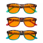 eyekeeper.com 3 Pack Square Blue Light Blocking Reading Glasses DS080D Eyeglasses