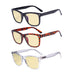 3 Pack Chic Square Blue Light Blocking Reading Glasses TM080