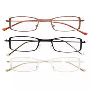 eyekeeper.com 3 Pack Stainless Steel Lightweight Reading Glasses R15005 Eyeglasses