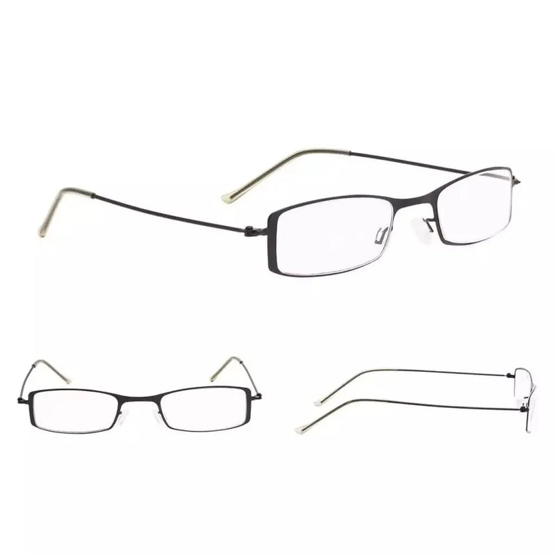 eyekeeper.com 3 Pack Stainless Steel Lightweight Reading Glasses R15005 Eyeglasses