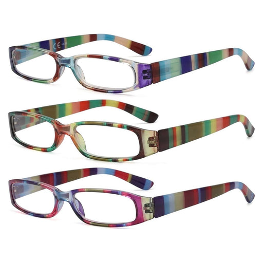 eyekeeper.com - 3 Pack Striped Pattern Reading Glasses R906