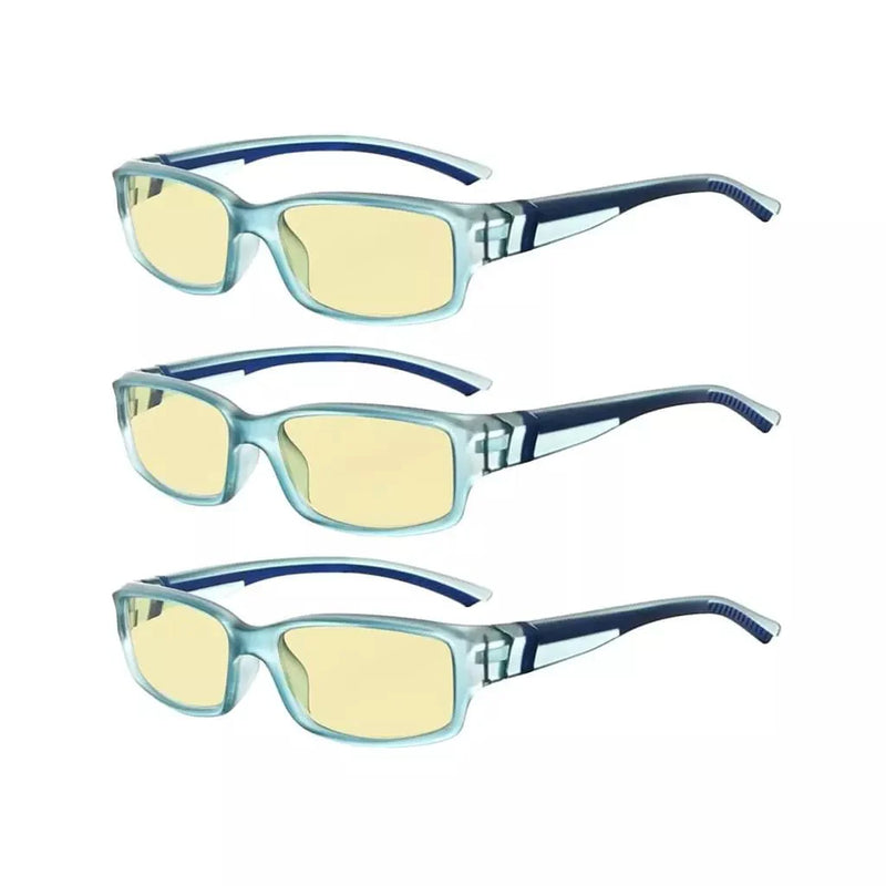 eyekeeper.com 3 Pack Stylish Blue Light Blocking Readers TMXM01 Eyeglasses