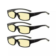eyekeeper.com 3 Pack Stylish Blue Light Blocking Readers TMXM01 Eyeglasses