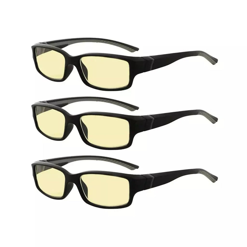 eyekeeper.com 3 Pack Stylish Blue Light Blocking Readers TMXM01 Eyeglasses
