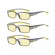 eyekeeper.com 3 Pack Stylish Blue Light Blocking Readers TMXM01 Eyeglasses