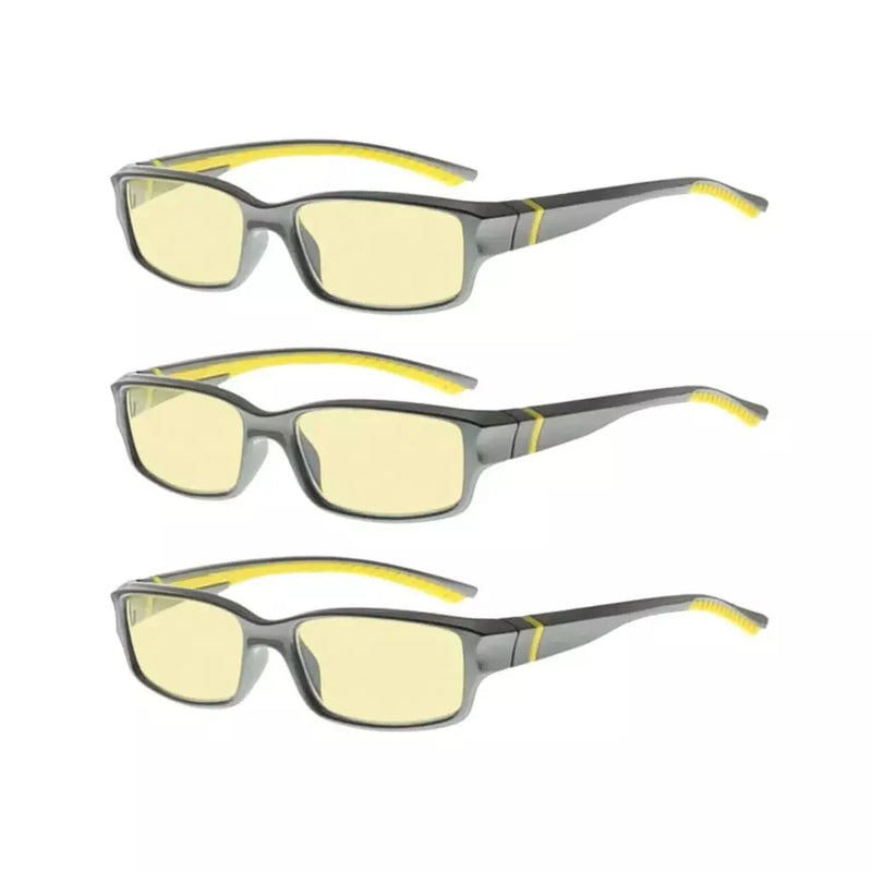eyekeeper.com 3 Pack Stylish Blue Light Blocking Readers TMXM01 Eyeglasses