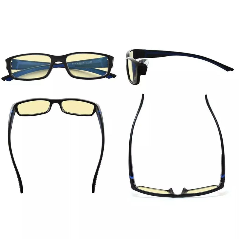 eyekeeper.com 3 Pack Stylish Blue Light Blocking Readers TMXM01 Eyeglasses