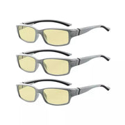 eyekeeper.com 3 Pack Stylish Blue Light Blocking Readers TMXM01 Eyeglasses