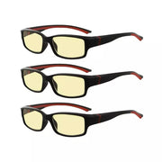 eyekeeper.com 3 Pack Stylish Blue Light Blocking Readers TMXM01 Eyeglasses