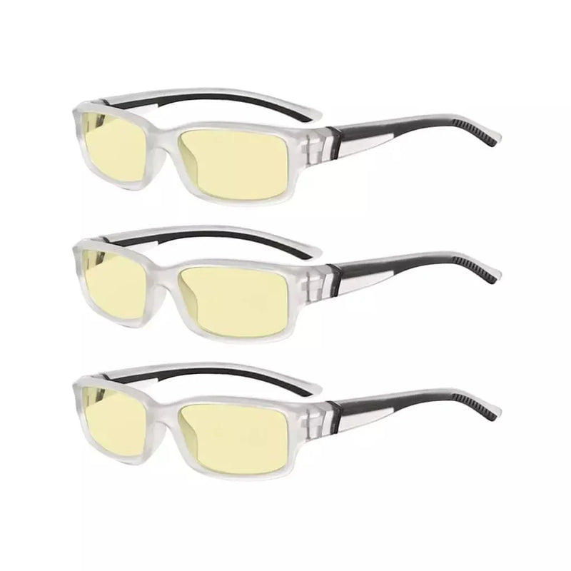 eyekeeper.com 3 Pack Stylish Blue Light Blocking Readers TMXM01 Eyeglasses