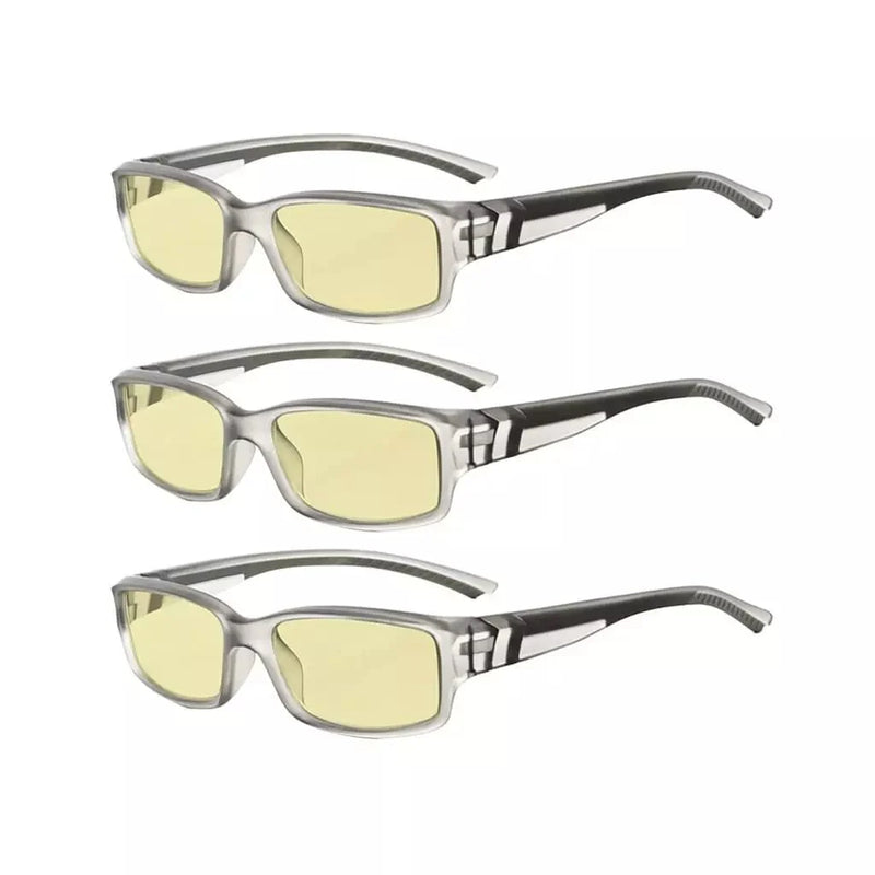 eyekeeper.com 3 Pack Stylish Blue Light Blocking Readers TMXM01 Eyeglasses