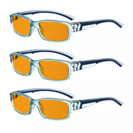 eyekeeper.com 3 Pack Stylish Blue Light Blocking Reading Glasses DSXM01 Eyeglasses