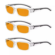 eyekeeper.com 3 Pack Stylish Blue Light Blocking Reading Glasses DSXM01 Eyeglasses