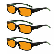 eyekeeper.com 3 Pack Stylish Blue Light Blocking Reading Glasses DSXM01 Eyeglasses