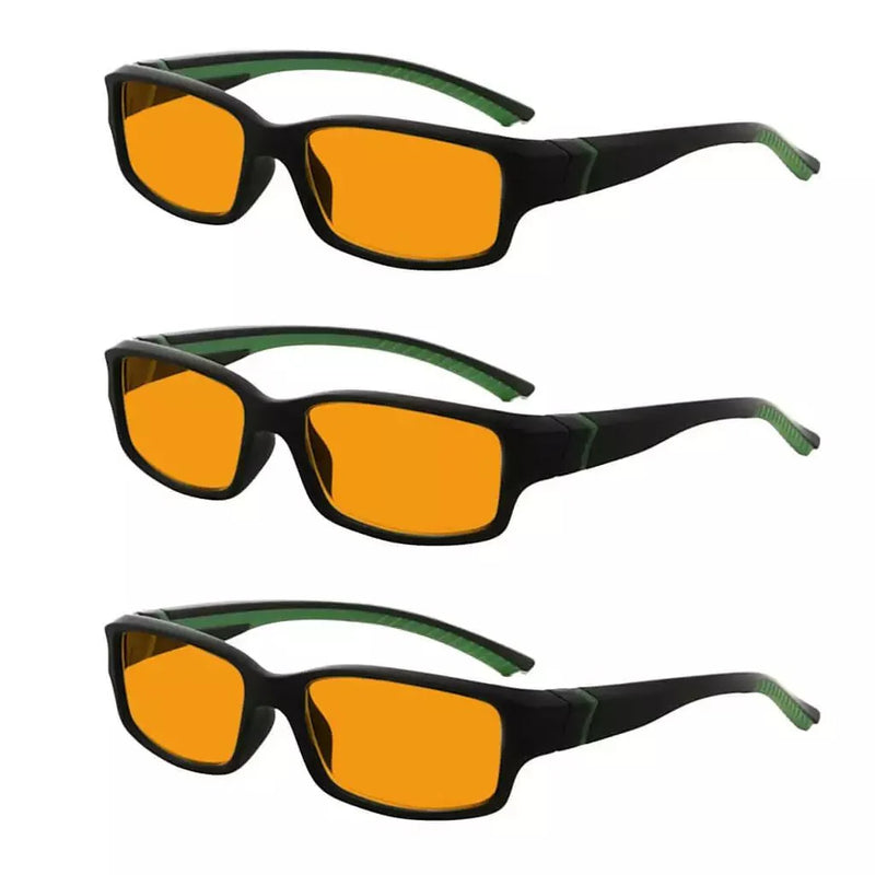 eyekeeper.com 3 Pack Stylish Blue Light Blocking Reading Glasses DSXM01 Eyeglasses