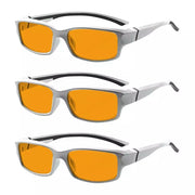 eyekeeper.com 3 Pack Stylish Blue Light Blocking Reading Glasses DSXM01 Eyeglasses