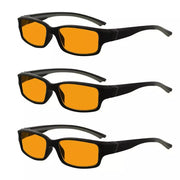 eyekeeper.com 3 Pack Stylish Blue Light Blocking Reading Glasses DSXM01 Eyeglasses