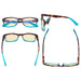  eyekeeper.com - 3 Pack Stylish Blue Light Blocking Reading Glasses TM075D