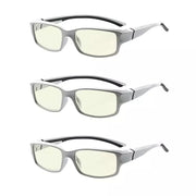 eyekeeper.com 3 Pack Stylish Blue Light Filter Readers UVXM01 Eyeglasses