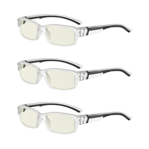 eyekeeper.com - 3 Pack Stylish Blue Light Filter Readers UVXM01