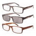 eyekeeper.com - 3 Pack Stylish Striped Reading Glasses R026