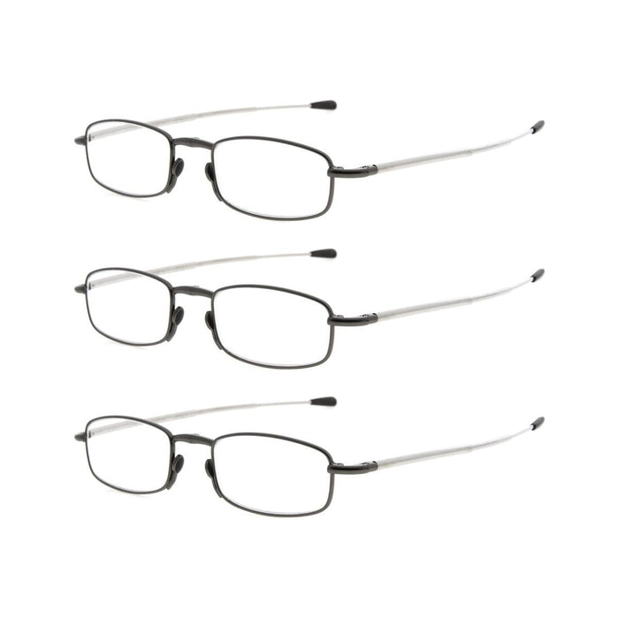 eyekeeper.com - 3 Pack Telescopic Arms Folding Readers R15080