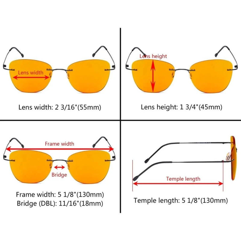 eyekeeper.com 3 Pack Titanium Blue Light Blocking Reading Glasses DSWK9902 Eyeglasses