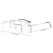 eyekeeper.com 3 Pack Vintage Rectangle Reading Glasses Metal Readers R1701 Eyeglasses