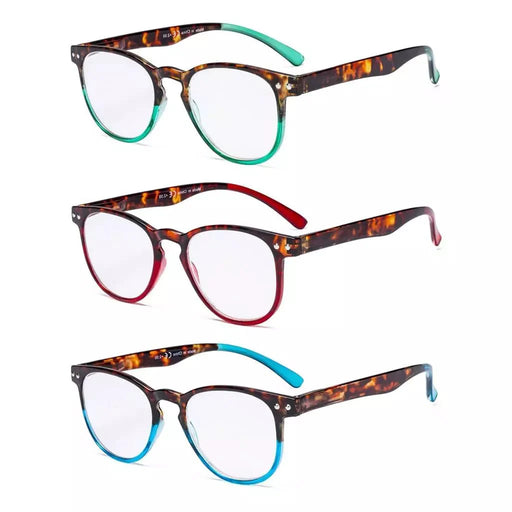 eyekeeper.com 3 Pack Vintage Stylish Reading Glasses R060D Eyeglasses