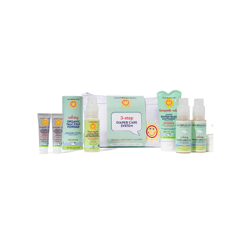 California Baby Calming™ 3-Step Diaper Care Kit Diaper White Smoke