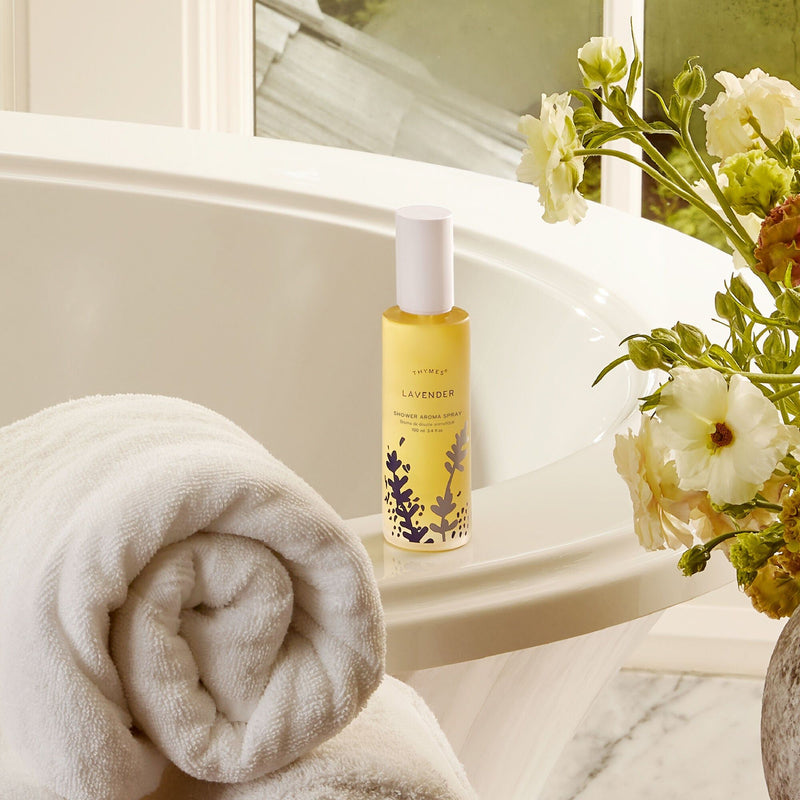 Thymes Thymes Lavender Shower Aroma Spray 3.4 Oz Aroma Spray