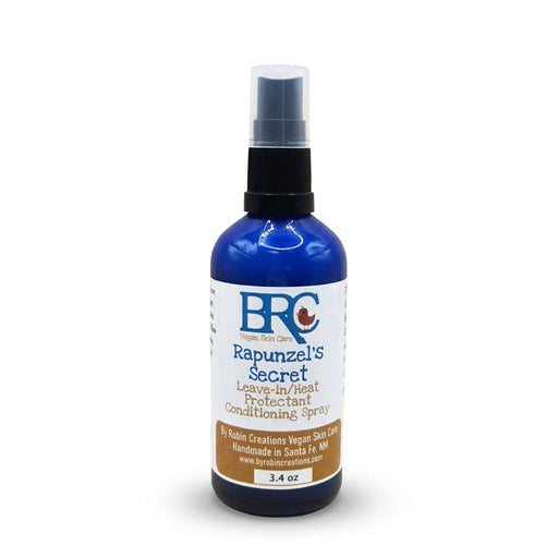By Robin Creations Leave-In Conditioner Spray & Heat Protectant Hair Loss Treatments White Smoke 3.4oz Glass Bottle (TSA airline approved size)