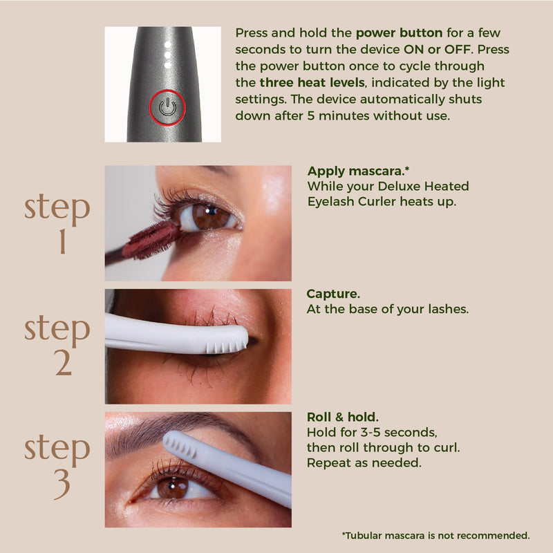 Chella deluxe heated eyelash curler Brow & Eye
