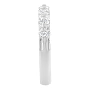 Bids.com 14K White Gold 1/2 cttw Diamond 5-Stone Band Ring (H-I Clarity, SI2-I1 Color) - Size 7 Rings