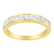 Bids.com 14KT Yellow Gold Diamond Channel Band Ring (1 cttw, H-I Color, SI2-I1 Clarity) Rings