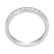 Bids.com 14K White Gold 1/2 cttw Diamond Band Ring (I-J Color, I2-I3 Clarity) - Size 7 Rings
