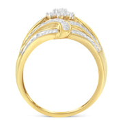 Bids.com 10K Yellow Gold Diamond Ring (1 Cttw, I-J Color, I2-I3 Clarity) - Size 7 Rings