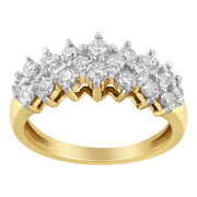 Bids.com 10K Yellow Gold Round Diamond Ring (1 cttw, J-K Color, I1-I2 Clarity) Rings