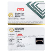 Bids.com IGI Certified 1/2 Cttw Diamond 10K Yellow Gold Prong Set Beaded Milgrain Band Style Ring (J-K Color, I2-I3 Clarity) - Size 7 Rings
