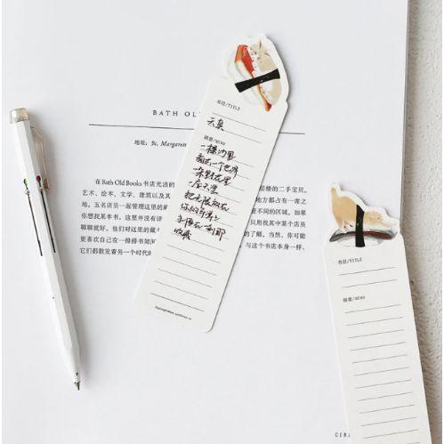 The Bullish Store - 30-Pack Sushi Cat Paper Bookmarks