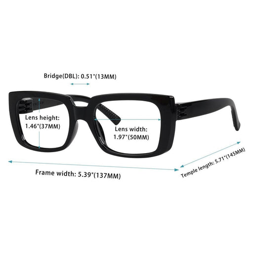 eyekeeper.com 30% Blue Light Blocking Glasses Metalless Screwless Eyeglasses NR9107-B15 Eyeglasses
