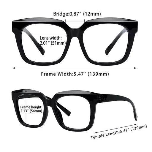 eyekeeper.com 30% Blue Light Blocking Glasses Metalless Screwless Eyewear R2144-B15 Eyeglasses