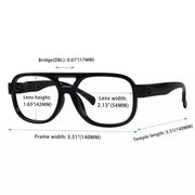 eyekeeper.com 6 Pack 30% Blue Light Blocking Pilot Metalless Screwless Glasses R2515-B15 Eyeglasses