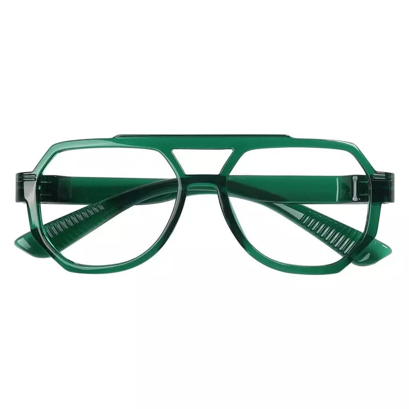 eyekeeper.com 30% Blue Light Blocking Pilot Screwless Glasses NR2309-B15 Eyeglasses