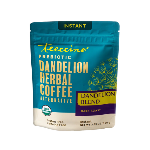 Teeccino Instant Dandelion Herbal Coffee Instant Coffee